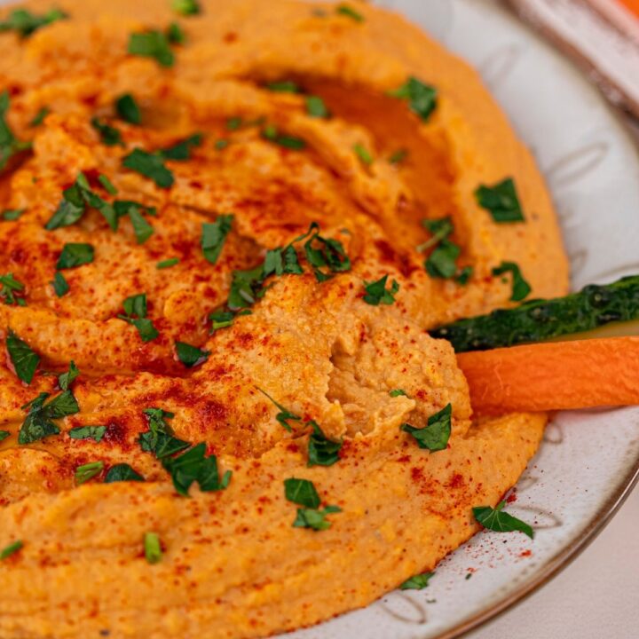 sweet potato hummus dip