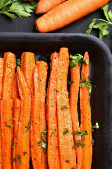 healthy honey glazed carrots