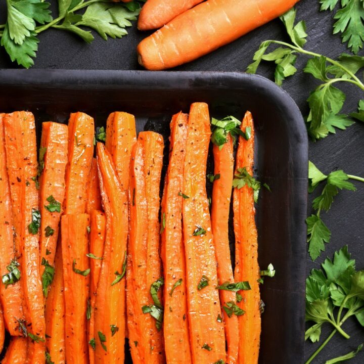 healthy honey glazed carrots