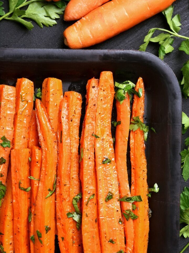 healthy honey glazed carrots