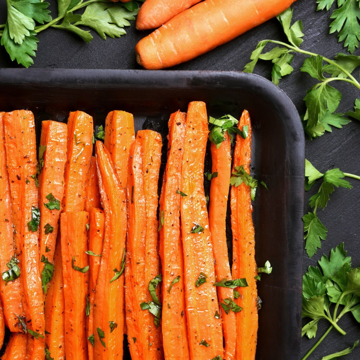 healthy honey glazed carrots
