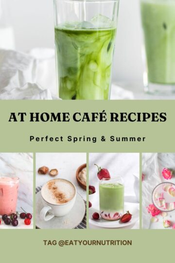 Healthy At-Home Café Drink Recipes For Spring & Summer