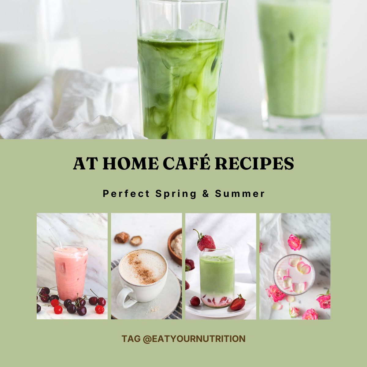 Healthy At-Home Caf&eacute; Drink Recipes For Spring & Summer