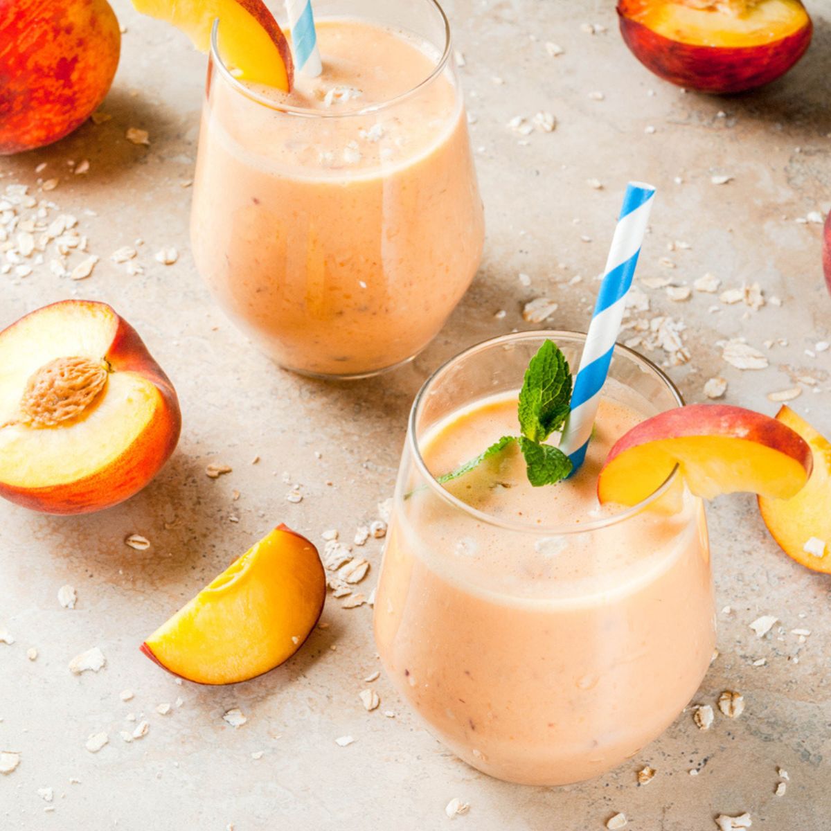 peach smoothie for gut health